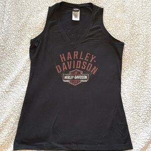 Black Harley Davidson tank top